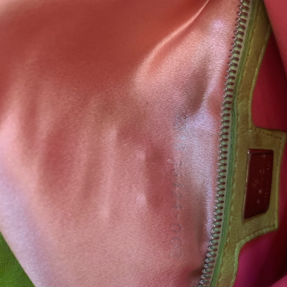 SOLD Fendi Mamma Baguette Mini / Green leather - Picture 10 of 15
